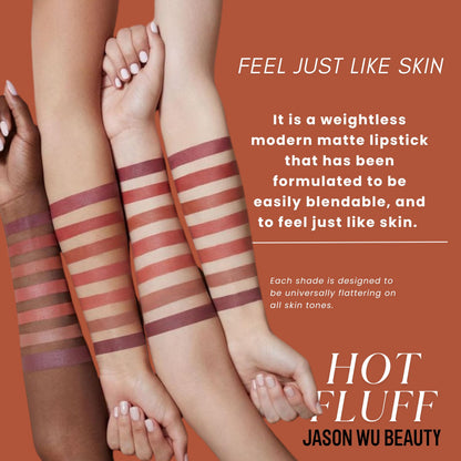 Jason Wu Hot Fluff Modern Matte Lipstick – 3-in-1 Lipstick, Blush & Shadow in Cannoli (3.8g)