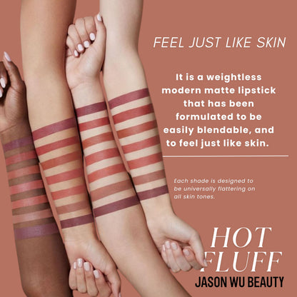 Jason Wu Hot Fluff Modern Matte Lipstick Nutmeg Spice – 3-in-1 Lipstick, Blush & Shadow (3.8g)