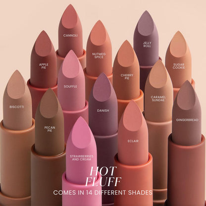 Jason Wu Beauty Hot Fluff Modern Matte Lipstick – 3-in-1 Lipstick, Blush & Shadow, 3.8g