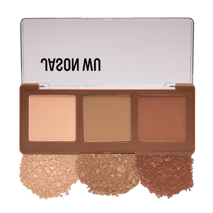 Jason Wu Sunlight Bronzer Trio – Vegan & Cruelty-Free 3-Pan Matte Bronzer Palette (0.53 oz)