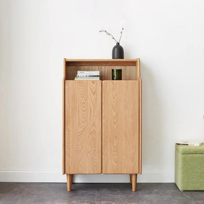 Jasper Entryway Shoe Storage, Light Oak