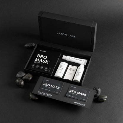 JAXON LANE Men's 5-Piece Deluxe Skincare Kit – Korean Anti-Aging Routine