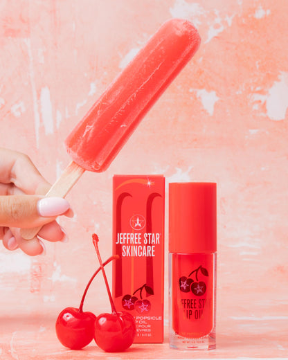 Jeffree Star Lip Oils – 0.17 oz, Vegan, Moisturizing, 5 Shades (Self Made, Coffee Drip, Pink Aura, Watermelon Wealth, Wyoming Winter)