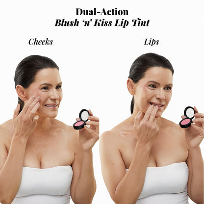 Jerome Alexander Blush ‘n’ Kiss Cream for Cheeks & Lips in Jam – Buildable, Creamy Blush Balm