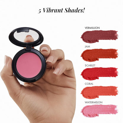 Jerome Alexander Blush ‘n’ Kiss Cream for Cheeks & Lips – Creamy, Lightweight Buildable Blush Balm in Watermelon