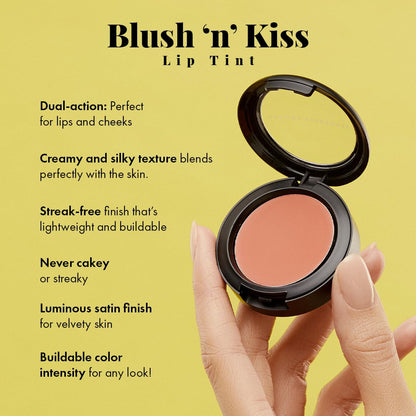 Jerome Alexander Blush ‘n’ Kiss Cream for Cheeks & Lips – Jam Shade