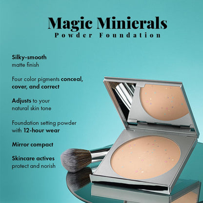 Magic Minerals Jumbo Powder Foundation by Jerome Alexander – Dark