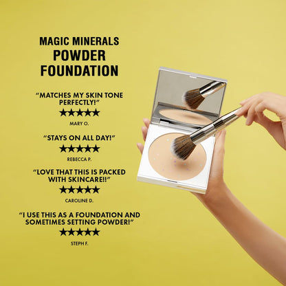 Magic Minerals Jumbo Powder Foundation by Jerome Alexander – Dark