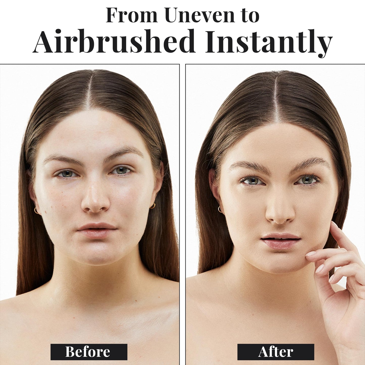 Jerome Alexander MagicMinerals AirBrush Foundation – 2-Piece Set with Kabuki Brush