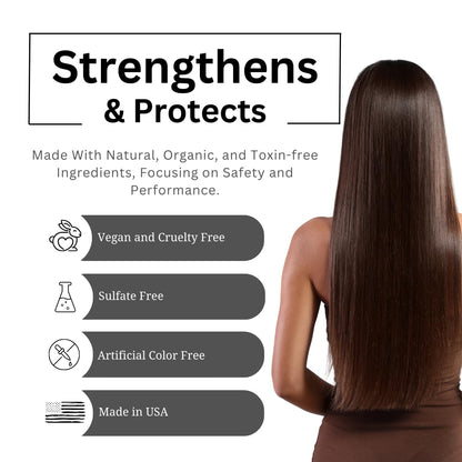 Jess & Lou Beauty Deep Conditioning Hair Repair Mask – Natural Vegan Pre-Shampoo (5 oz)