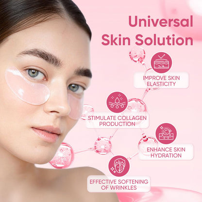 Jfsyb Instalift PDRN Collagen Eye Patches – Hydrating Hydrogel Under Eye Masks for Dark Circles