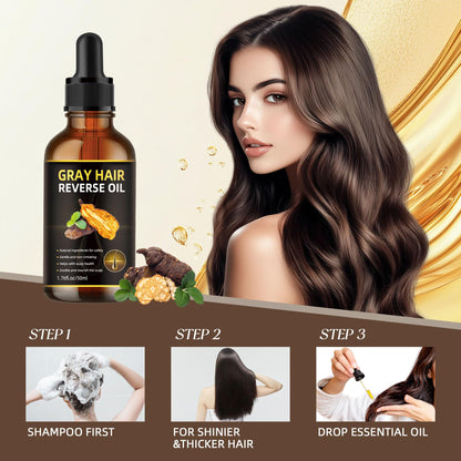 Jiaoming Gray Hair Reverse Oil with Usman Grass & Polygonum Multiflorum – Scalp Care