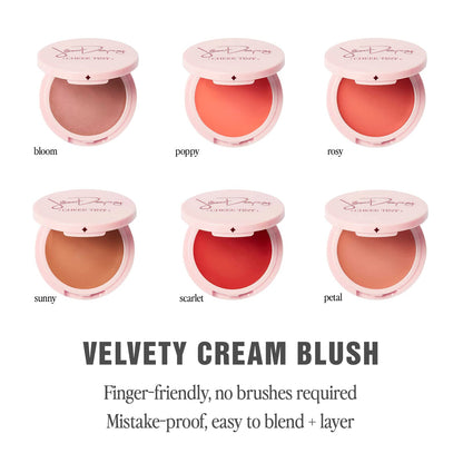 Jillian Dempsey Cheek Tint Poppy – Natural Cream Blush, Easy Blend, All-Day Color