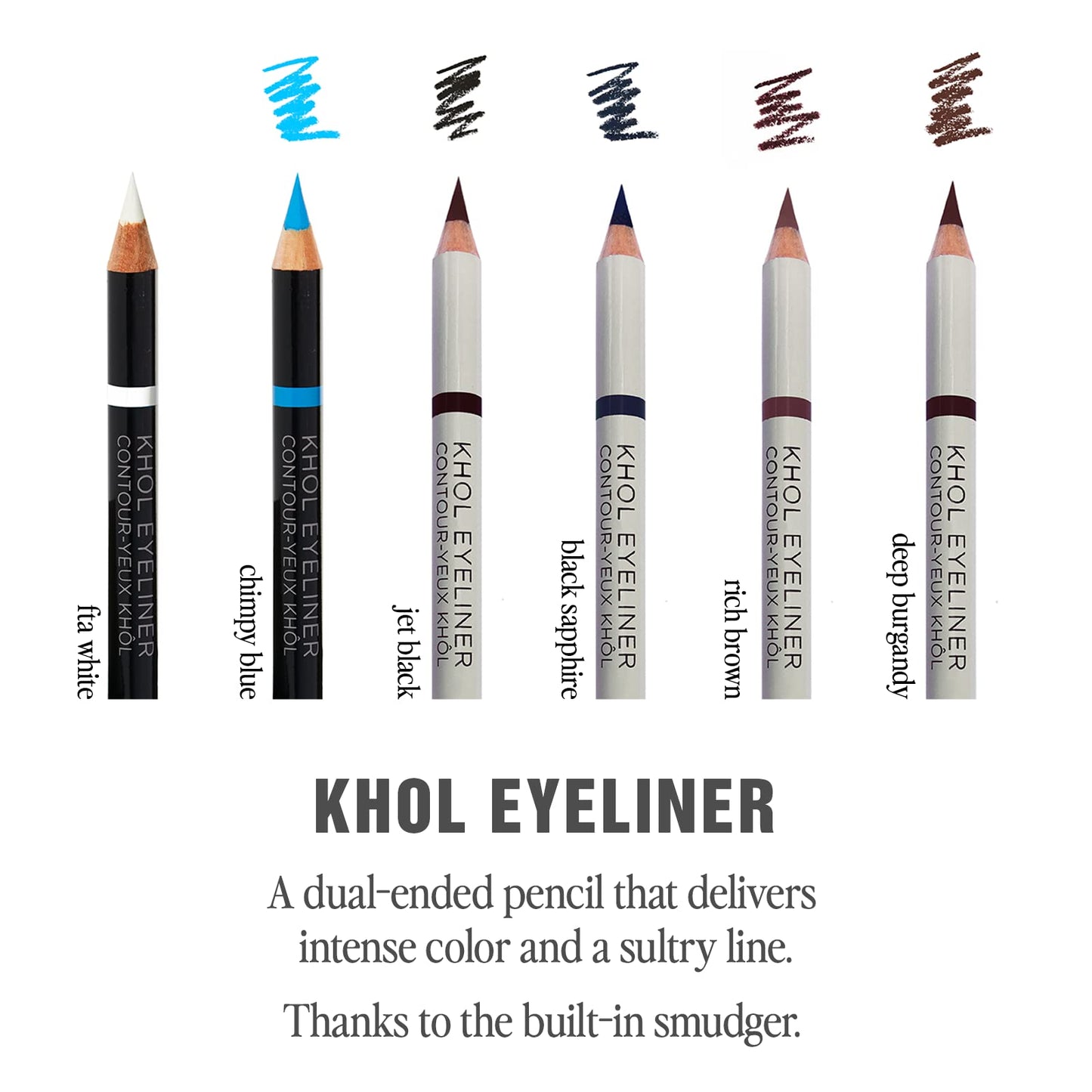 Jillian Dempsey Khol Eyeliner Deep Burgundy | Waterproof with Built-In Smudger
