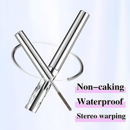 Jiodama 2026 New Iron Wand Mascara – Waterproof, Long-Lasting, 3D Curl, Telescopic Tubing, Liquid Lash Extensions Effect
