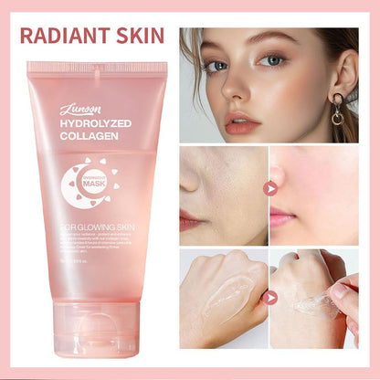 JISKG Collagen Night Wrapping Mask – 2 Pcs for Hydration & Elasticity
