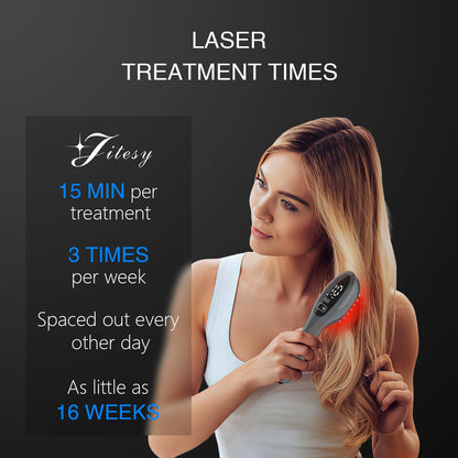 Jitesy Laser Therapy Hair Growth Comb – Red Light Therapy for Hair Growth at Home