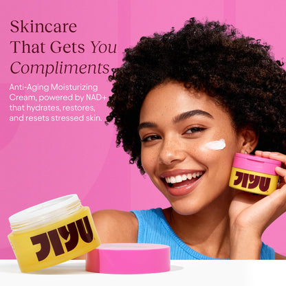 JiYu NAD+ Hydrating Face Moisturizer – Korean Anti-Aging Cream for Radiant, Firm & Smooth Skin | 50 ml