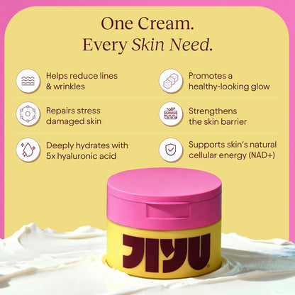 JiYu NAD+ Hydrating Face Moisturizer – Korean Anti-Aging Cream for Radiant, Firm & Smooth Skin | 50 ml
