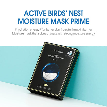 JMsolution Active Birds' Nest Moisture Mask - 10 Sheet Masks
