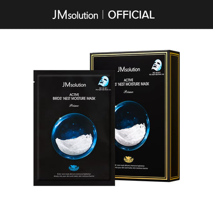 JMsolution Active Birds' Nest Moisture Mask - 10 Sheet Masks