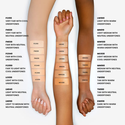 JOAH Crystal Glow Peptide-Infused Foundation – 2-in-1 Primer, Luminizer & Hydration