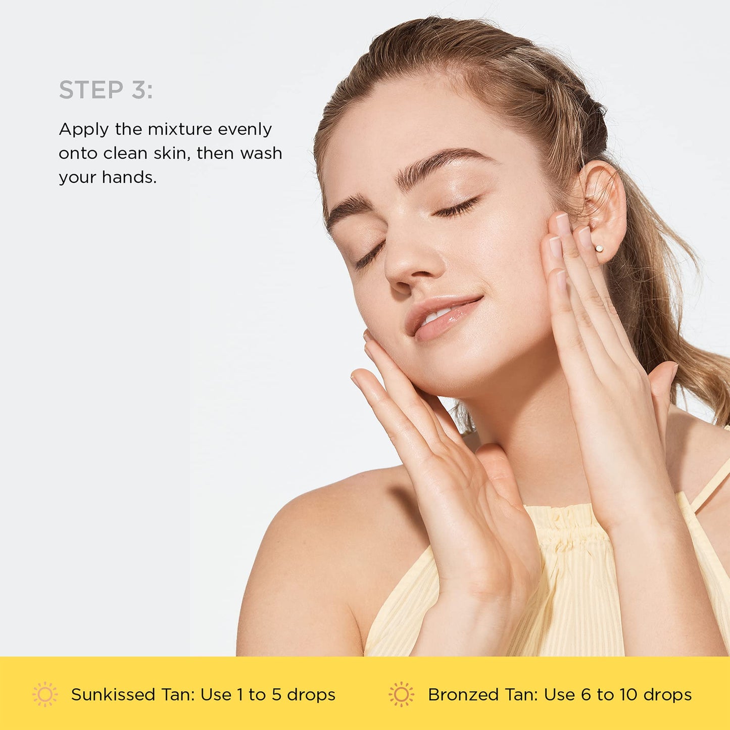 JOAH Self Tanner Drops – Sun & Seoul Golden Daze for Face & Body (Light/Medium, 30ml)