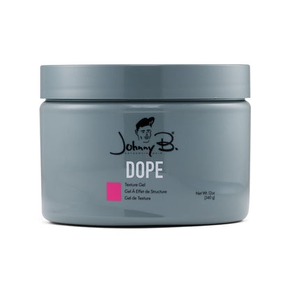 JOHNNY B. Dope Texture Gel 12 oz. – Half Gel, Half Pomade for Flexible Hold