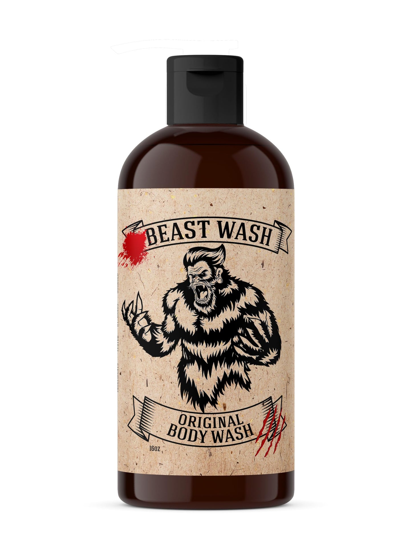Johnny Slicks Body Wash | Activated Charcoal, Exfoliants & Organic Oils – 16 oz