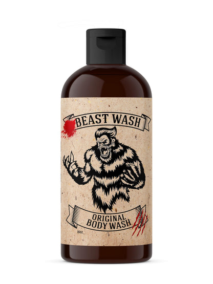 Johnny Slicks Body Wash | Activated Charcoal, Exfoliants & Organic Oils – 16 oz