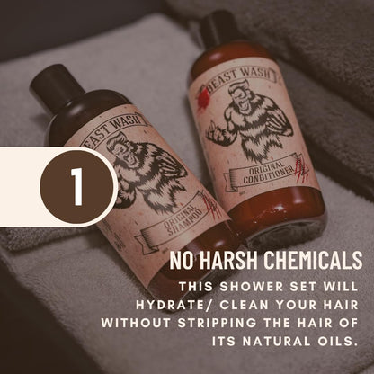 Johnny Slicks Body Wash | Activated Charcoal, Exfoliants & Organic Oils – 16 oz