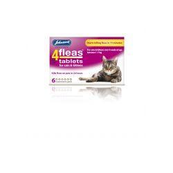 Johnson's 4fleas Kitten/Cat Tabs, 6tabs