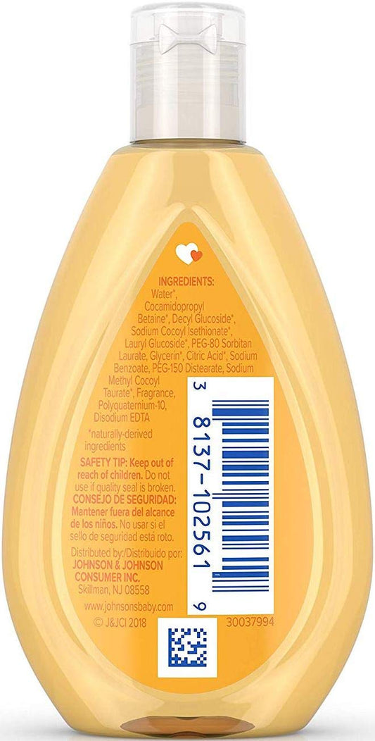 Johnson's Baby Shampoo Travel Size – 6 x 1.7 oz Bottles | Gentle, Tear-Free Cleansing