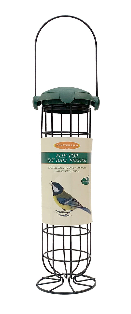 Johnston & Jeff Flip Top Fat Ball Feeder 28cm