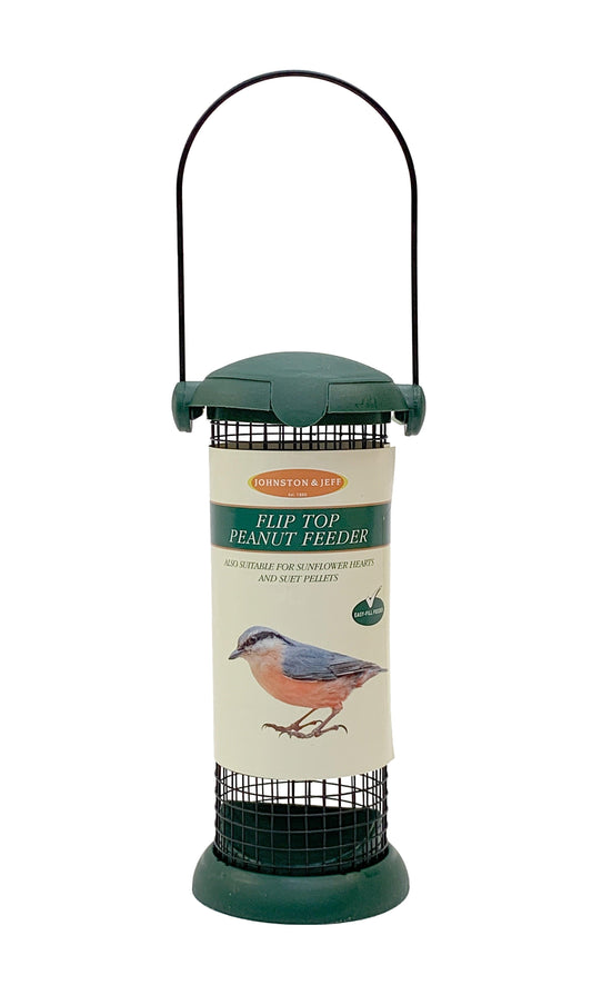 Johnston & Jeff Flip Top Peanut Feeder 20cm