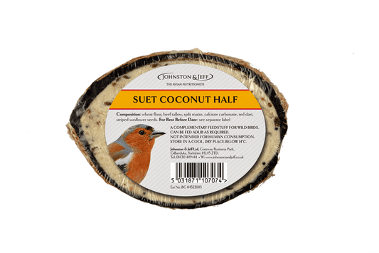 Johnston & Jeff Suet Coconut Half Plain x30