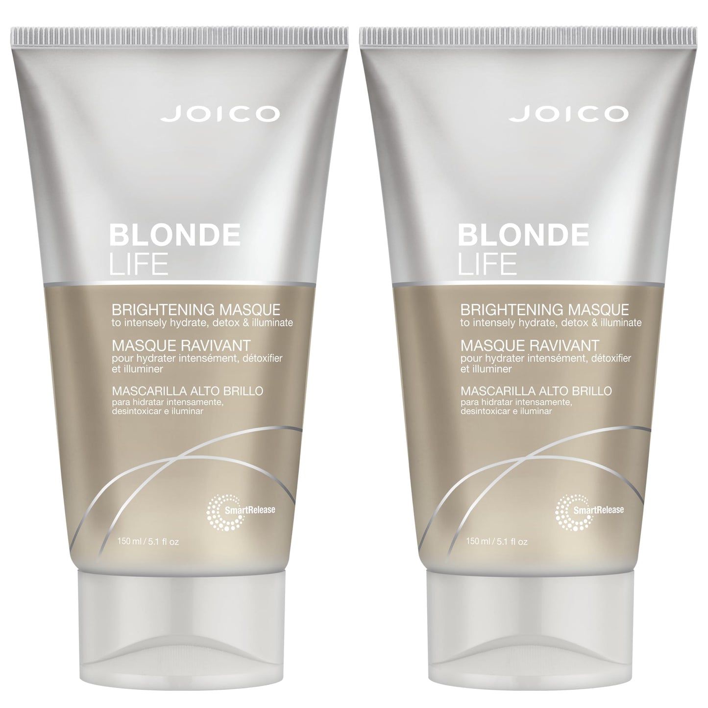 Joico Blonde Life Brightening Masque | 2-Pack Instant Hydration for Blonde Hair
