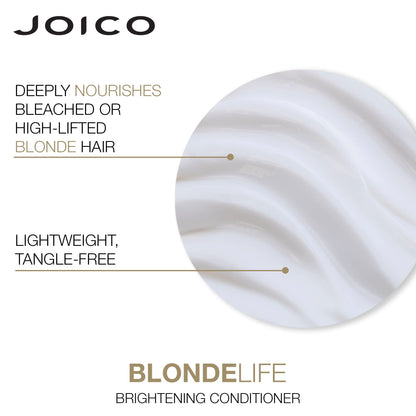 Joico Blonde Life Brightening Shampoo & Conditioner Set | Sulfate-Free Blonde Care