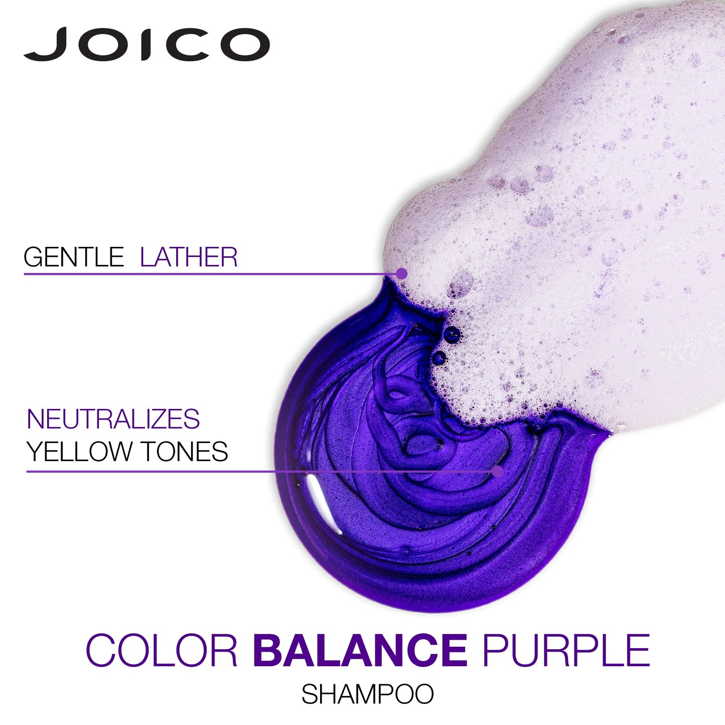 Joico Color Balance Purple Shampoo & Conditioner Set – Eliminate Brassy Tones for Cool Blonde or Gray Hair