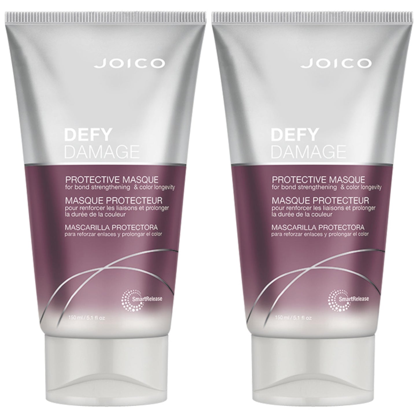 Joico Defy Damage Protective Masque | Bond Strengthening & Color Care | Pack of 2