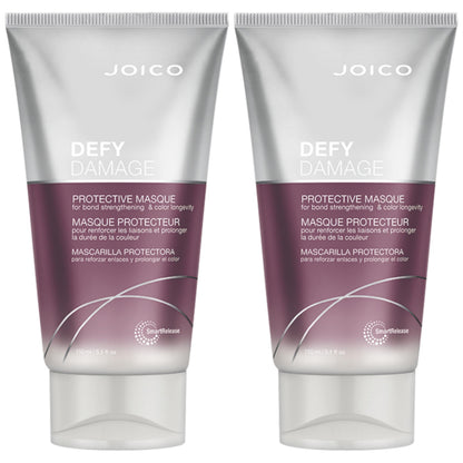 Joico Defy Damage Protective Masque | Bond Strengthening & Color Care | Pack of 2