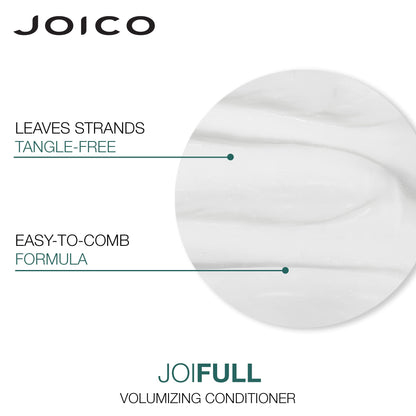 Joico JoiFULL Volumizing Shampoo & Conditioner Set - Fullness, Shine & Lightweight Lift for Fine Hair
