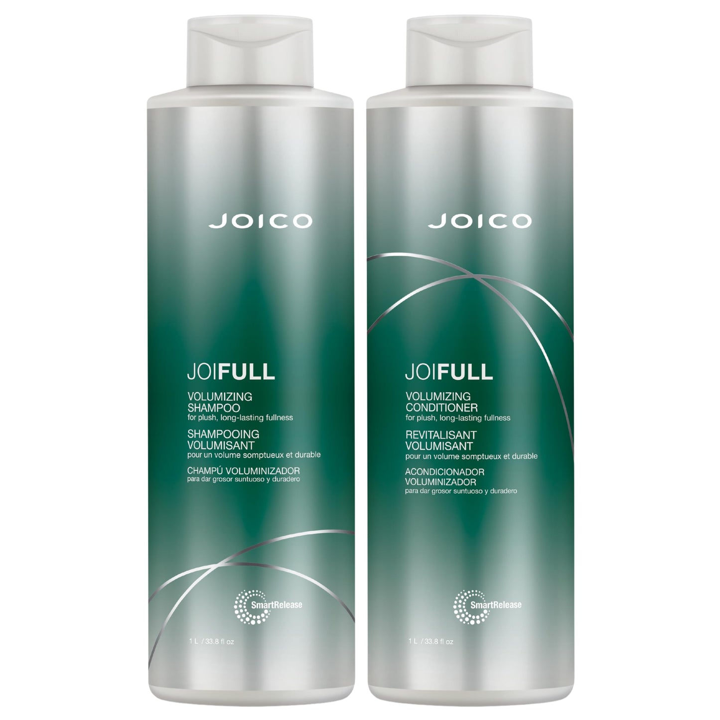 Joico JoiFULL Volumizing Shampoo & Conditioner Set - Fullness, Shine & Lightweight Lift for Fine Hair