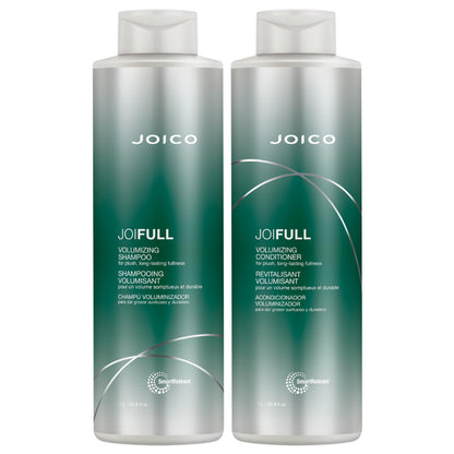 Joico JoiFULL Volumizing Shampoo & Conditioner Set - Fullness, Shine & Lightweight Lift for Fine Hair
