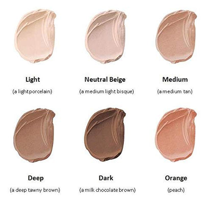 Jolie Full Coverage Concealer with Hyaluronic Acid & Collagen – 15 g (Orange) | Long-Wearing, Buildable Coverage