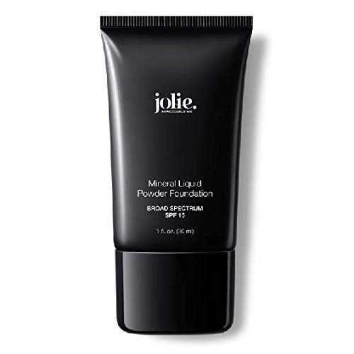 JOLIE Liquid Powder Mineral Foundation — Oil-Free, SPF 15, All Skin Types (Cream Beige)