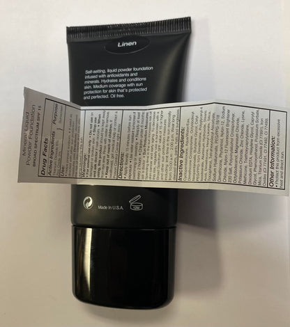 Jolie Mineral Liquid Powder Foundation SPF 15 | Hypoallergenic, Oil-Free, All Skin Types | 1 Fl Oz