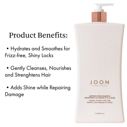 Joon Saffron Rose Shampoo with Pomegranate & Pistachio Oil — 33.8 Fl Oz