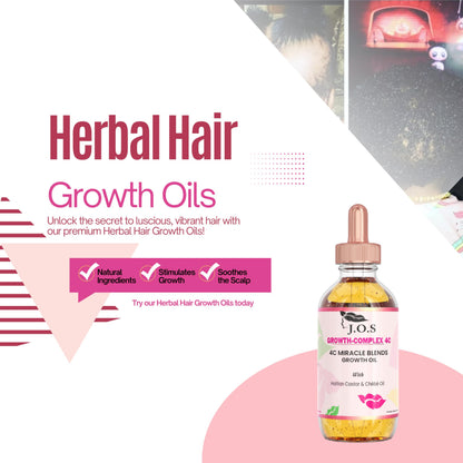 J'Organic Solutions Kid's 4C Hair Kit – Moisturizer, Growth Oil, Detangler, Shampoo & Conditioner