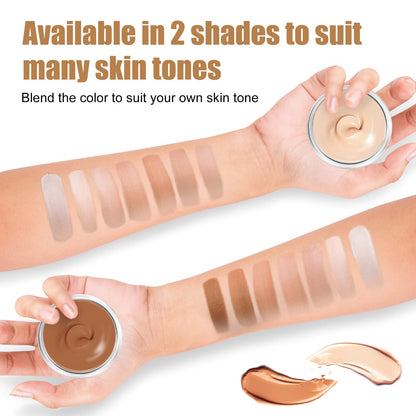 Josera Tattoo Cover Up Makeup Waterproof - 2-Color Full Coverage Concealer for Tattoos, Scars & Dark Spots